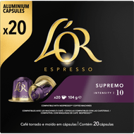 L'Or Koffiecups espresso supremo sterkte 10 Foto van L'Or Koffiecups espresso supremo sterkte 10
