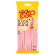 Look O Look Dynamietstaafjes Aardbei Zuur Snoep Zak Foto van Look O Look Dynamietstaafjes Aardbei Zuur Snoep Zak