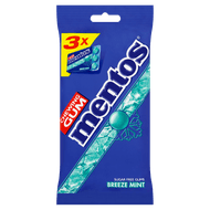 Foto van Mentos Kauwgom breeze mint 3 stuks