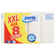 Perla Keukenpapier 8 rollen Foto van Perla Keukenpapier 8 rollen