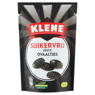 Foto van Klene Zoute Ovaaltjes Suikervrije Drop Zak