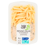 Daily Chef Penne gerookte zalm Foto van Daily Chef Penne gerookte zalm
