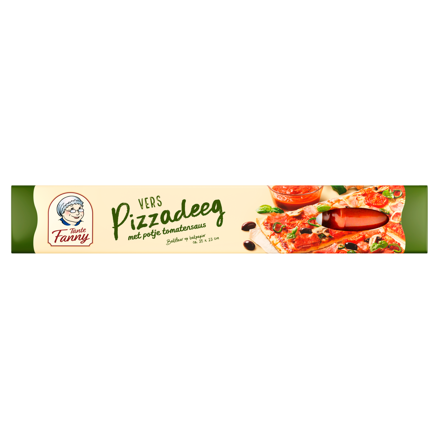 Tante Fanny Vers pizzadeeg met potje tomatensaus