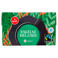 1 de Beste Zwarte thee engelse melange kop 20 zakjes Foto van 1 de Beste Zwarte thee engelse melange kop 20 zakjes