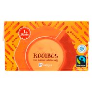 1 de Beste Rooibosthee kop 20 zakjes Foto van 1 de Beste Rooibosthee kop 20 zakjes