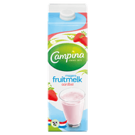 Campina Fruitmelk aardbei Foto van Campina Fruitmelk aardbei