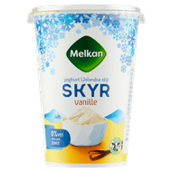 Melkan Skyr vanille Foto van Melkan Skyr vanille