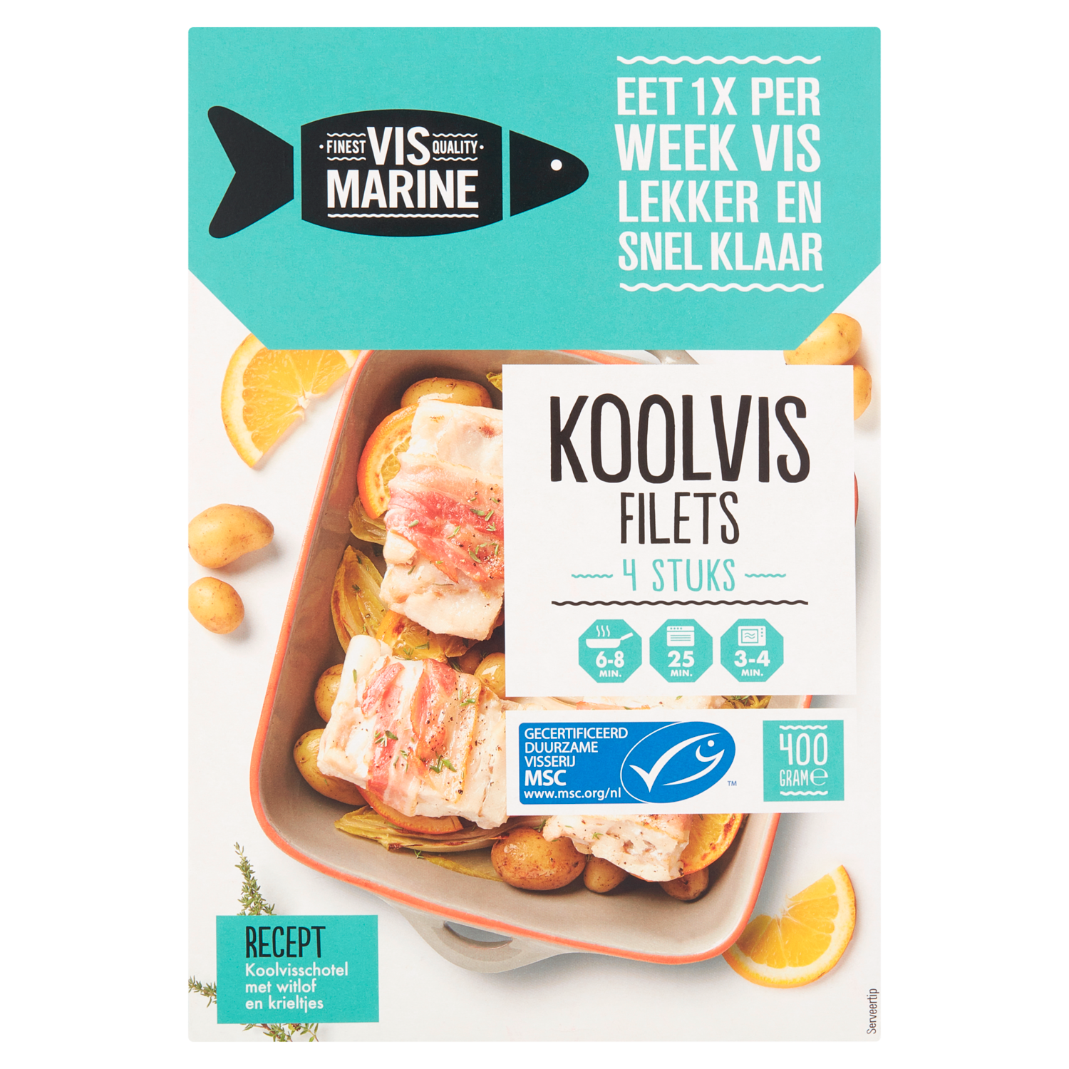 Vis Marine Koolvisfilet 4 stuks