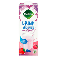 Melkan Drinkyoghurt rood fruit Foto van Melkan Drinkyoghurt rood fruit