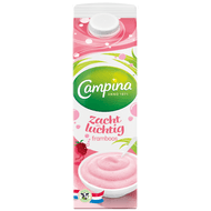 Campina Zacht & luchtig framboos Foto van Campina Zacht & luchtig framboos