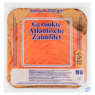 Atlantic Noorse zalm gerookt Foto van Atlantic Noorse zalm gerookt