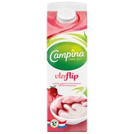 Campina Vlaflip framboos Foto van Campina Vlaflip framboos