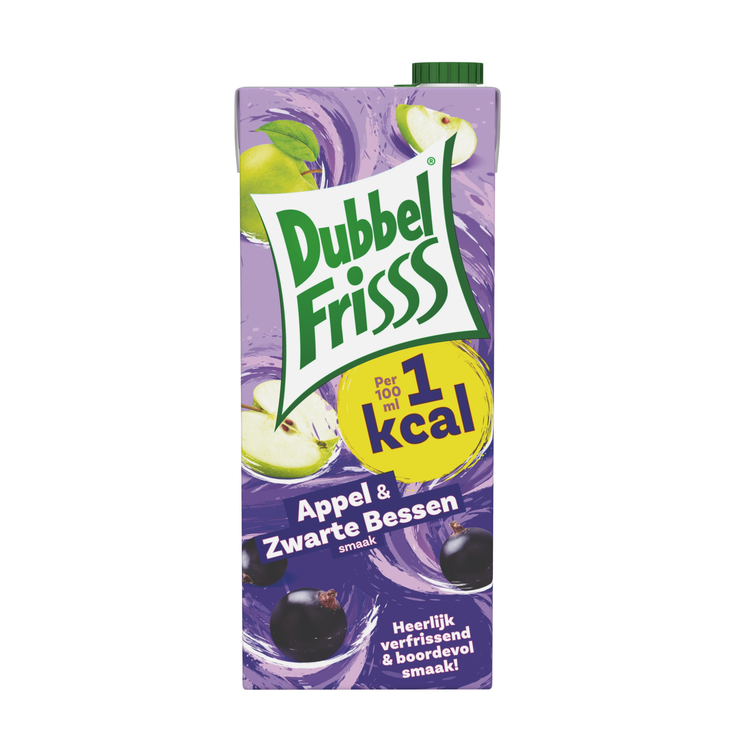 Dubbelfrisss 1kcal appel zwarte bes