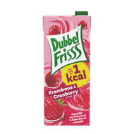 Dubbelfrisss Framboos-cranberry 1kcal Foto van Dubbelfrisss Framboos-cranberry 1kcal