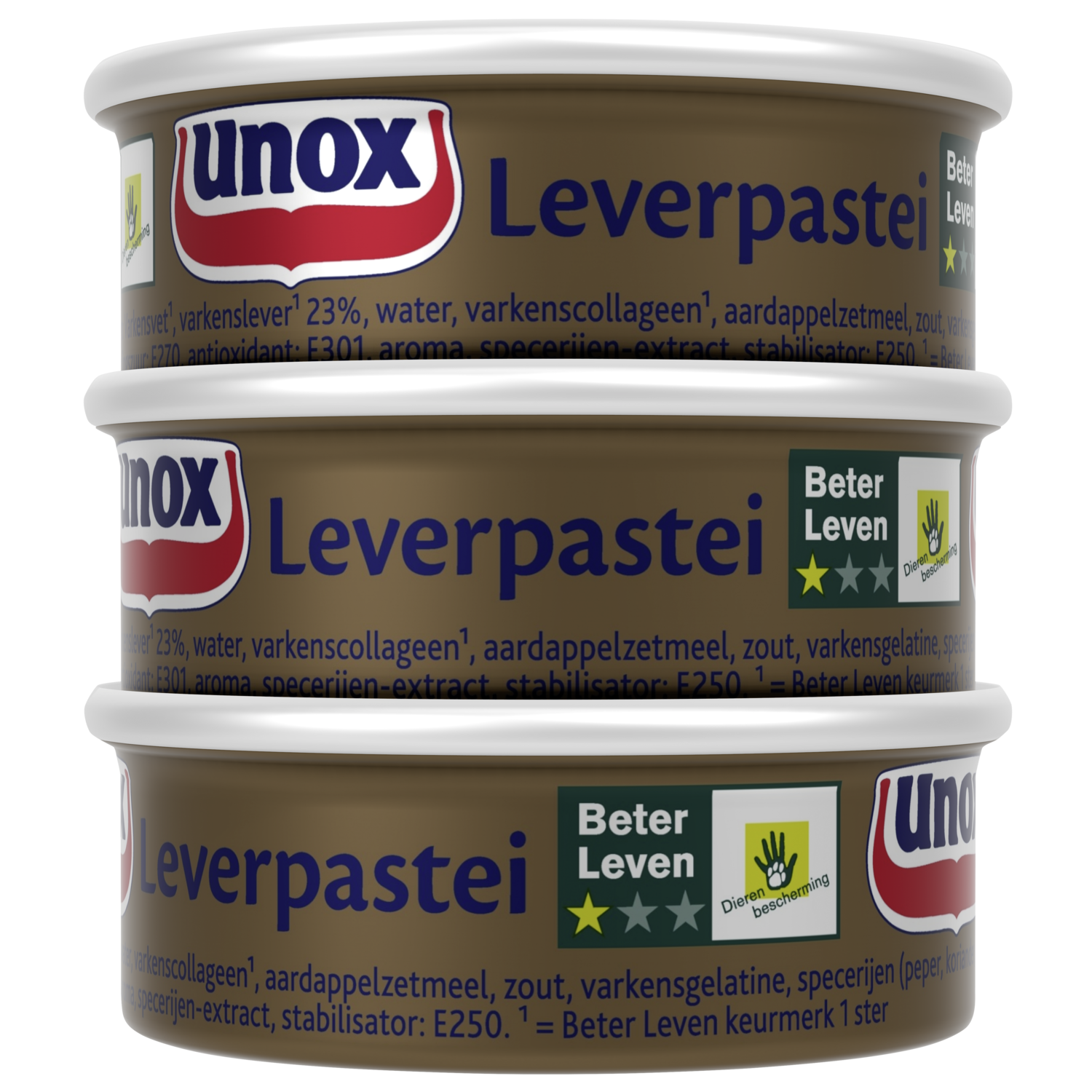 Unox Leverpastei 3 pack