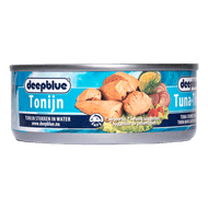 Foto van Deepblue Tonijnstukken in water