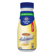 Friesche Vlag Koffiemelk halvamel Foto van Friesche Vlag Koffiemelk halvamel