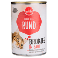 1 de Beste Kattenvoer rundvlees in saus Foto van 1 de Beste Kattenvoer rundvlees in saus