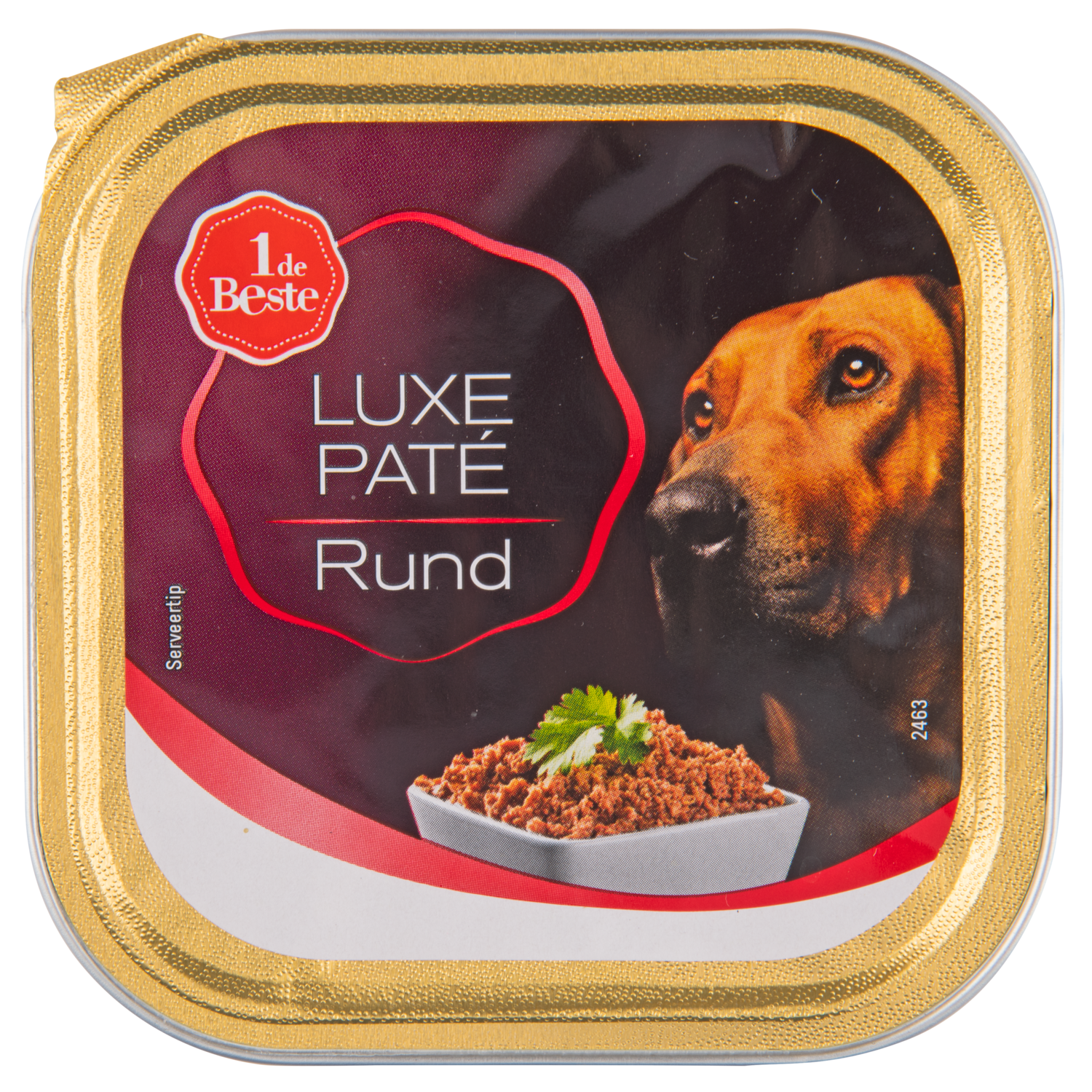 1 de Beste Hond luxe pate met rund