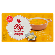 1 de Beste Bouillonblokjes kip 12 stuks Foto van 1 de Beste Bouillonblokjes kip 12 stuks