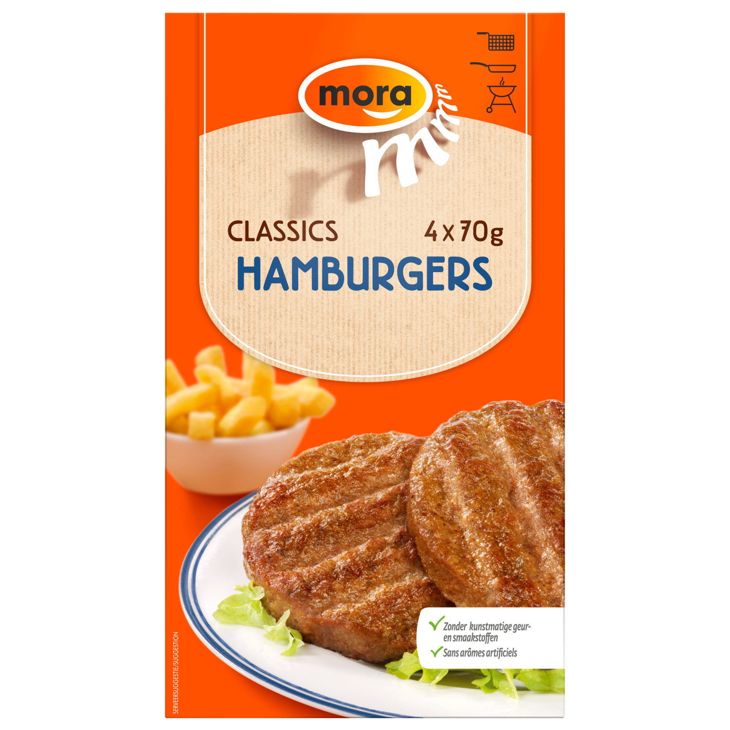 Mora Hamburgers 4 stuks