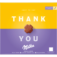 Milka Bonbons alpenmelk cremevulling Foto van Milka Bonbons alpenmelk cremevulling