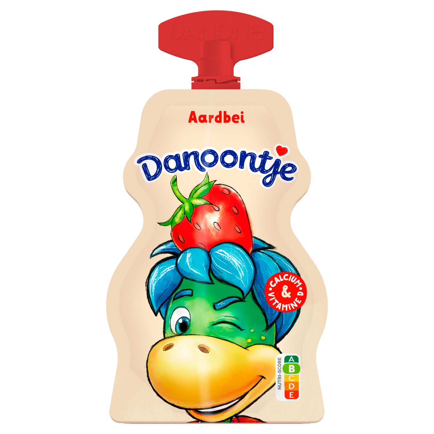 Danoontje Tussendoortje Knijpyoghurt Aardbei