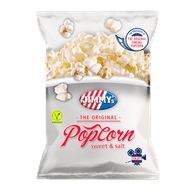 Jimmy's Original popcorn zoet & zout Foto van Jimmy's Original popcorn zoet & zout
