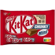 Nestlé Kitkat chunky mini reepjes Foto van Nestlé Kitkat chunky mini reepjes