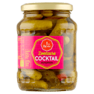 1 de Beste Cocktailaugurken zoetzuur Foto van 1 de Beste Cocktailaugurken zoetzuur