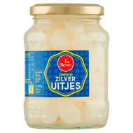 1 de Beste Zilveruitjes zoetzuur Foto van 1 de Beste Zilveruitjes zoetzuur