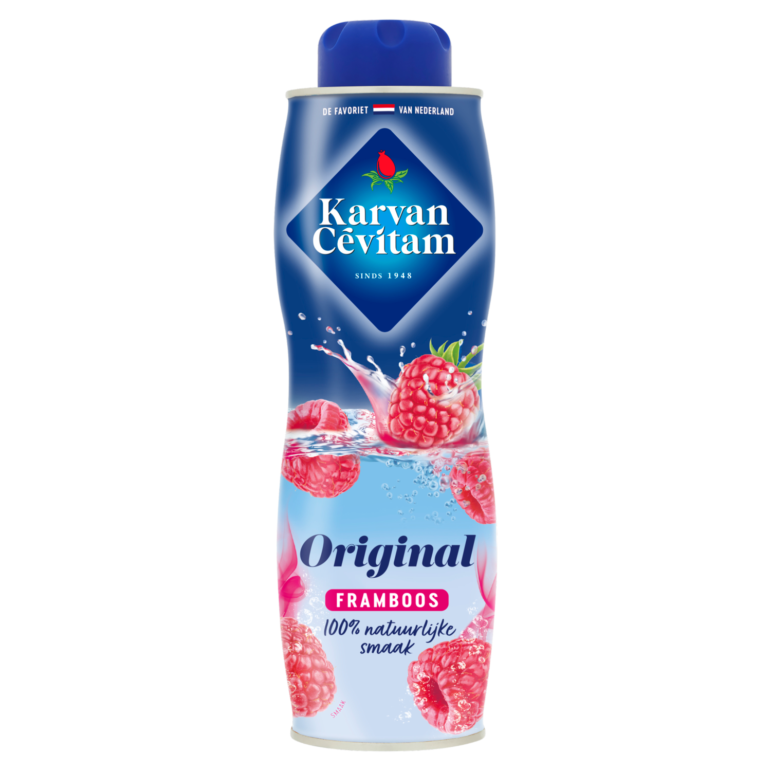 Karvan Cevitam Limonadesiroop framboos