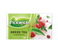 Pickwick Cranberry groene thee Foto van Pickwick Cranberry groene thee