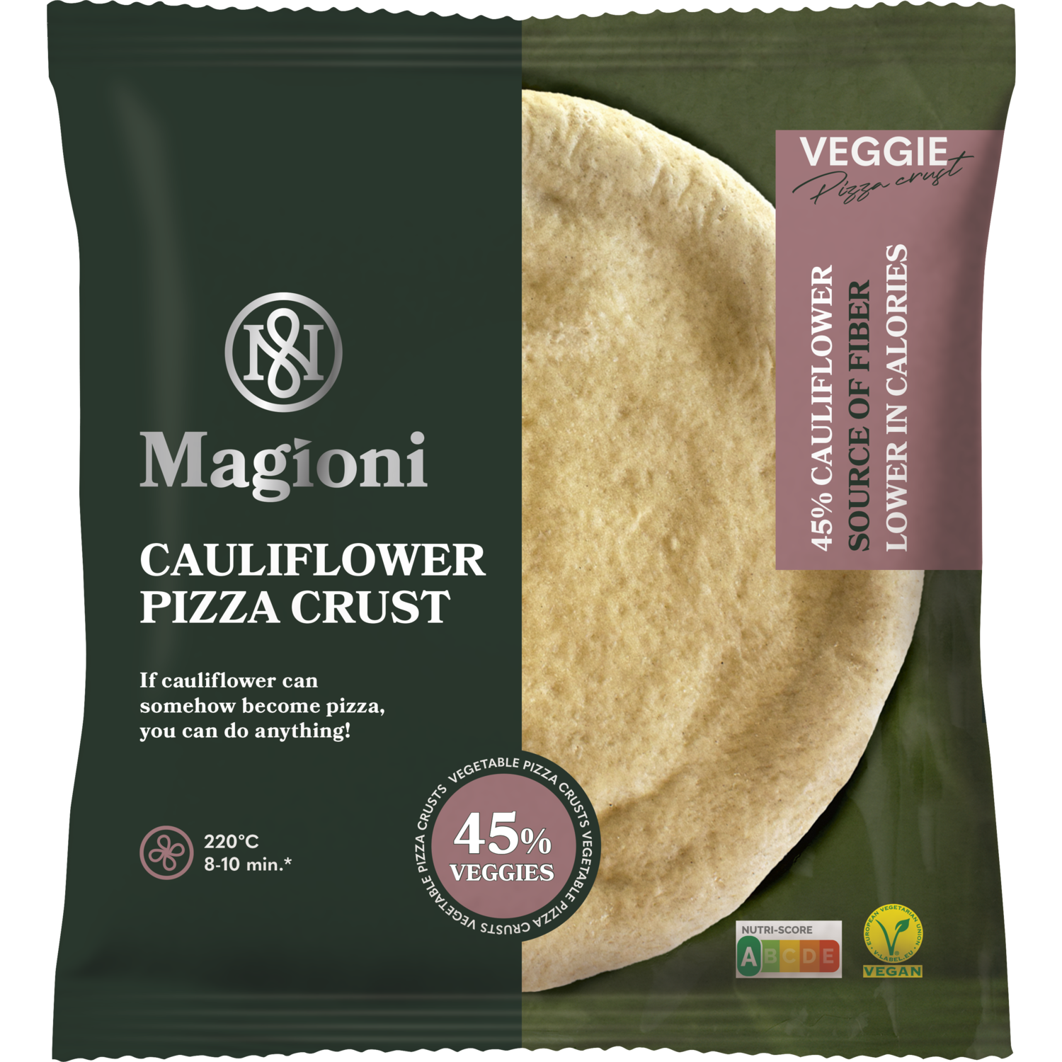 Magioni Bloemkool pizza bodems