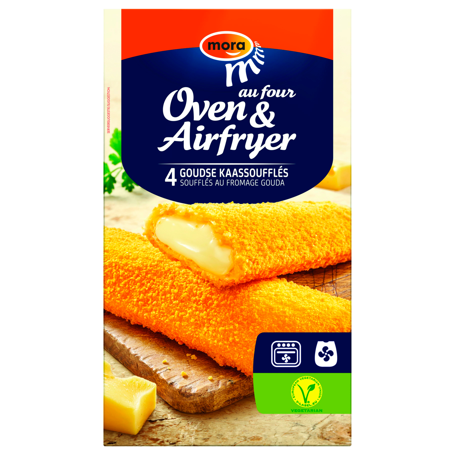 Mora Goudse oven & airfryer kaassoufle