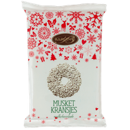 Baronie Kransjes massief melk wit musket Foto van Baronie Kransjes massief melk wit musket