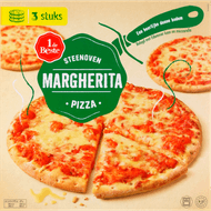 1 de Beste Steenoven pizza margherita 3 stuks Foto van 1 de Beste Steenoven pizza margherita 3 stuks