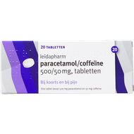 LEIDAPHARM Paracetamol coffeine 500 mg Foto van LEIDAPHARM Paracetamol coffeine 500 mg