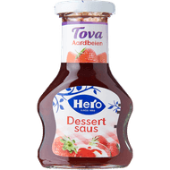 Hero Tova dessertsaus aardbeien Foto van Hero Tova dessertsaus aardbeien