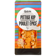 Qizini Sandwich pittige kip Foto van Qizini Sandwich pittige kip