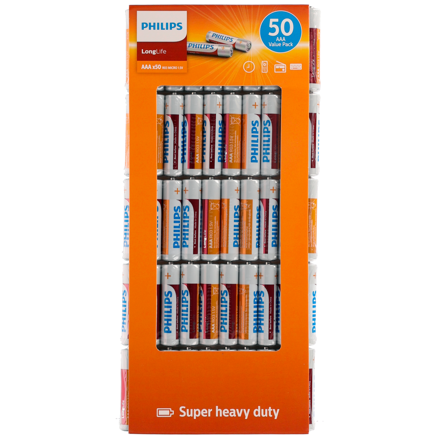 Philips Longlife batterijen AAA