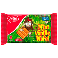 Foto van Lotus Mini vanille wafels 8 stuks