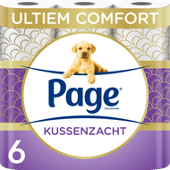 Page Toiletpapier 6 rollen kussenzacht Foto van Page Toiletpapier 6 rollen kussenzacht