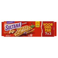 Foto van Sultana Fruitbiscuit naturel voordeelpak 7x3 st.