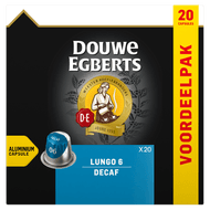 Douwe Egberts Koffiecups lungo decaf sterkte 6 Foto van Douwe Egberts Koffiecups lungo decaf sterkte 6