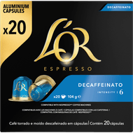 L'Or Koffiecups decaffeinato sterkte 6 Foto van L'Or Koffiecups decaffeinato sterkte 6