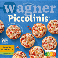 Wagner Piccolinis mozzarella tomaat 9 stuks Foto van Wagner Piccolinis mozzarella tomaat 9 stuks