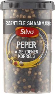 Silvo 4-seizoenen peper korrels Foto van Silvo 4-seizoenen peper korrels