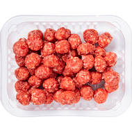 Bio rundersoepballetjes Foto van Bio rundersoepballetjes