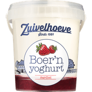 Zuivelhoeve Boern yoghurt aardbei Foto van Zuivelhoeve Boern yoghurt aardbei